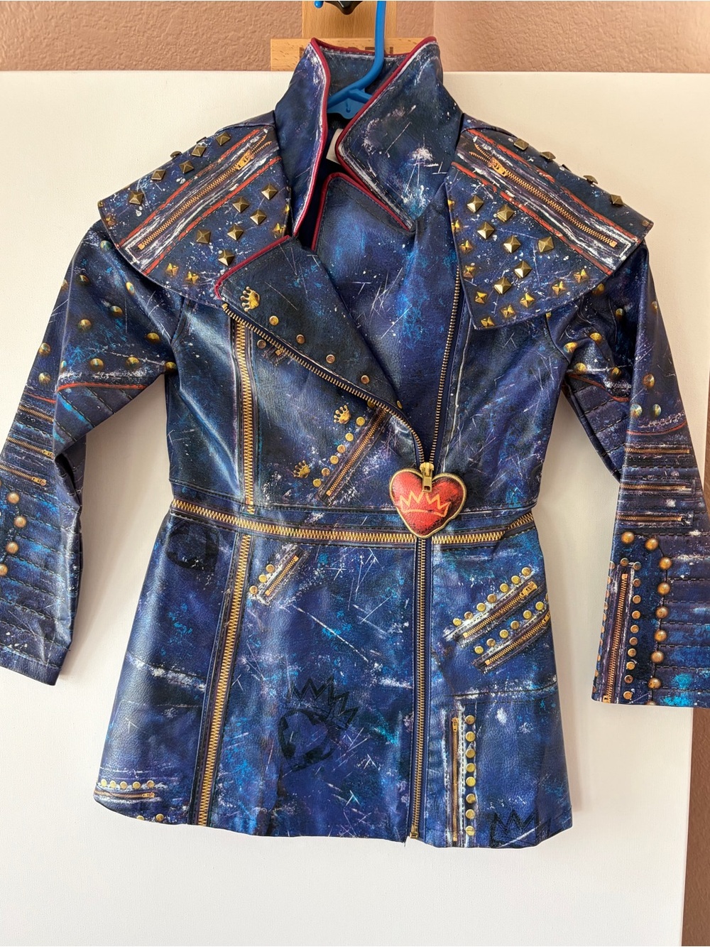 Disney Store Descendants Evie Deluxe Faux Leather Studded Jacket 5/6